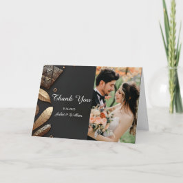 Foto Afrikaanse Ghana Traditionele Nigeria Bruilof Bedankkaart