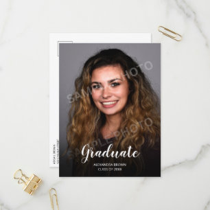 Foto Afsluitingsfeest Zwart en Wit Feest Uitnodiging Briefkaart
