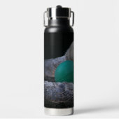 Foto afspeelbaar Zee Waterfles (Voorkant)