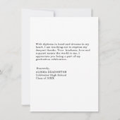 Foto Afstudeer Dankkaart Kaart (Achterkant)