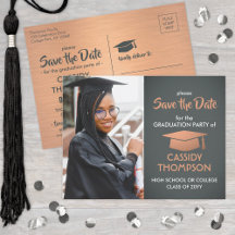 Foto Afstudeer Gray & Neperskoper Save the Date