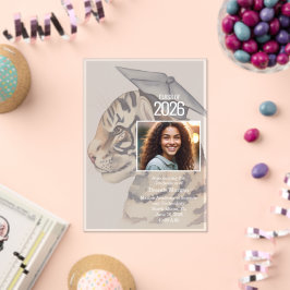 Foto afstudeeraankondiging Acryl uitnodiging