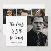 Foto Afstudeeraankondiging Het beste komt nog Aankondiging (Voorkant / Achterkant)