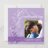FOTO AFSTUDEERDER AANKONDIGING Elegant paarse (Voorkant)
