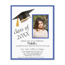 Foto Afstudeerder Pet Graduation Party Invitation 