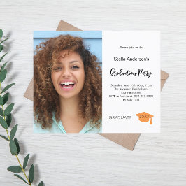 Foto afstudeerfeest 2025 uitnodiging