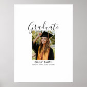 Foto afstudeerfeest gast handtekening poster (Voorkant)