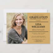 Foto Afstudeerfeest Kaart (Voorkant)