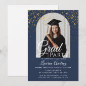 Foto Afstudeerfeest Uitnodiging (Voorkant / Achterkant)