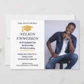 Foto Afstudeerfeest Uitnodiging (Voorkant)