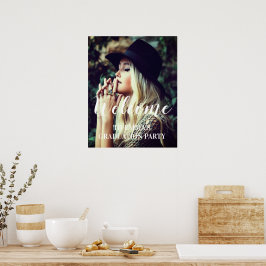 Foto afstudeerfeest Welkom gepersonaliseerd Poster