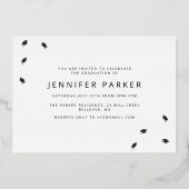 Foto afstudeerjaar 2 vet  folie uitnodiging (Achterkant)