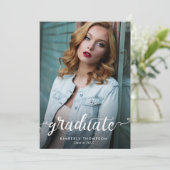 Foto Afstudeerscriptie Typografie Modern Aankondiging (Staand voorkant)