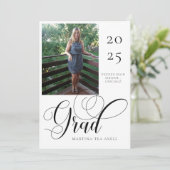 Foto Afstuderen Aankondiging (Staand voorkant)