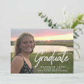 Foto Afstuderen Aankondiging (Staand voorkant)