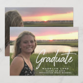 Foto Afstuderen Aankondiging (Voorkant / Achterkant)