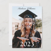 Foto Afstuderen Aankondiging (Voorkant)