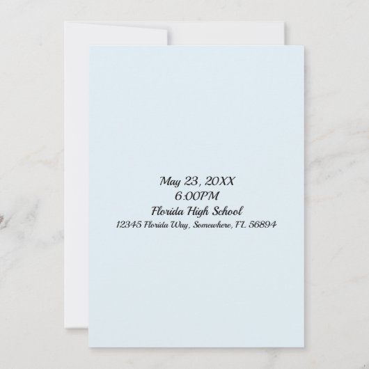 Foto Afstuderen Aankondiging (Achterkant)