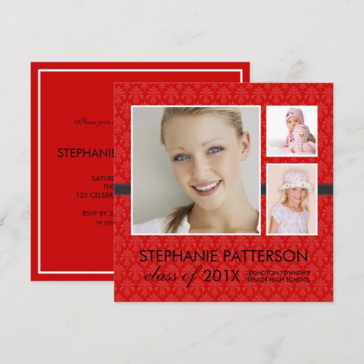 Foto Afstuderen aankondiging Chic Lifetime 3 (Voorkant / Achterkant)