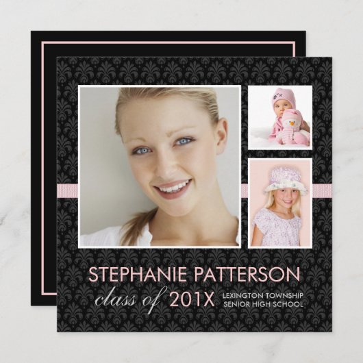 Foto Afstuderen aankondiging Chic Lifetime 3 (Voorkant / Achterkant)