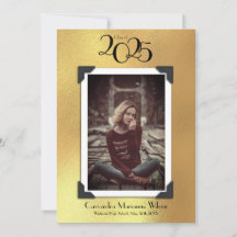  Foto Afstuderen Aankondiging Gold