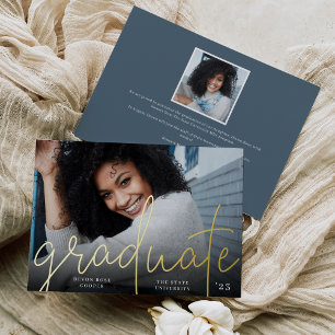 Foto Afstuderen Aankondiging ketting Folie