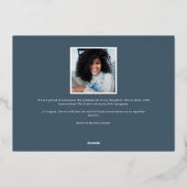 Foto Afstuderen Aankondiging ketting Folie (Achterkant)