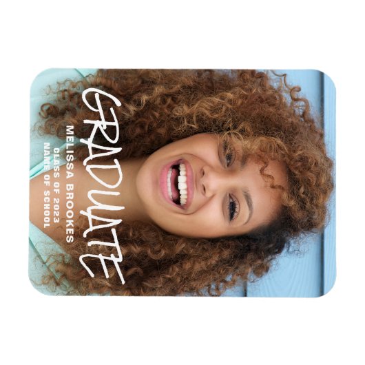 Foto Afstuderen Aankondiging Magneet (Horizontaal)