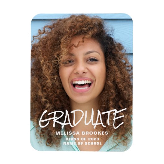 Foto Afstuderen Aankondiging Magneet (Verticaal)