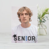 Foto Afstuderen Aankondiging/Uitnodiging Kaart (Staand voorkant)