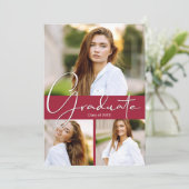 Foto Afstuderen aankondiging van het Afstuderen Cr (Staand voorkant)