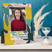 Foto Afstuderen Abstract Lemon tablet Fotoplaat (Zijkant)