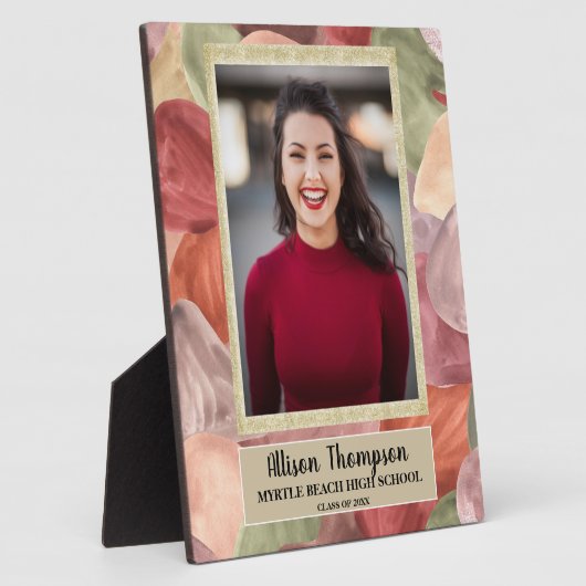 Foto Afstuderen Abstracte Natuur Tabletop Plaque Fotoplaat (Zijkant)