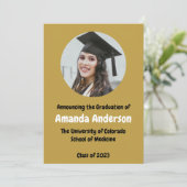 Foto afstuderen Afstudeerder 2023 Mededeling Aankondiging (Staand voorkant)