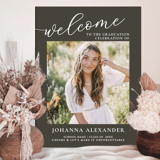 Foto Afstuderen Afstuderen Welkom Acryl Bord