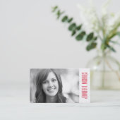 Foto Afstuderen | AnkerStippen Contactkaartje (Staand voorkant)