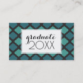 Foto Afstuderen | Arabisch mozaïek Contactkaartje (Achterkant)