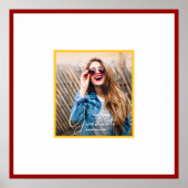 Foto Afstuderen Autograaf kardinaal en goud Poster (Voorkant)