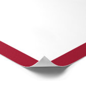 Foto Afstuderen Autograph Crimson Border Poster (Hoek)