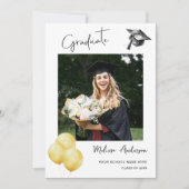 Foto Afstuderen ballonnen aankondiging (Voorkant)