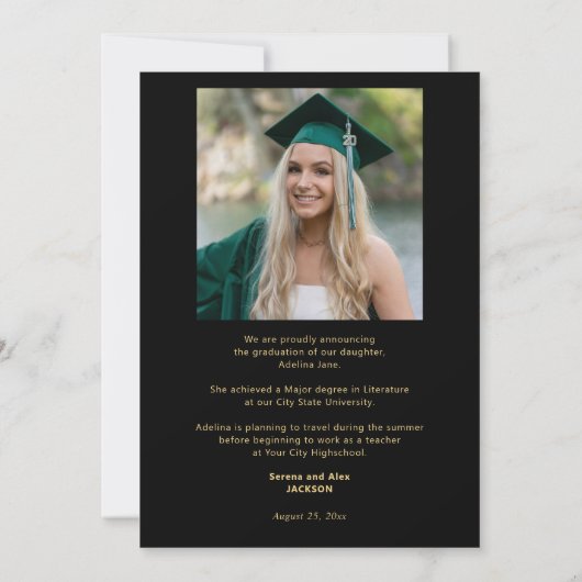 Foto afstuderen BASE voor afstuderen aankondiging (Achterkant)