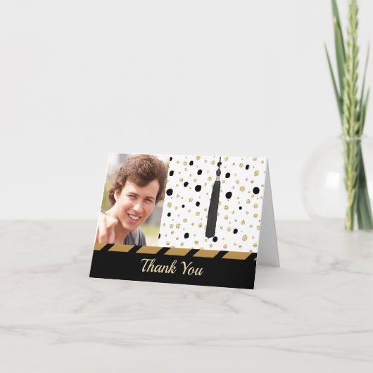 Foto Afstuderen Bedankt Opmerking Kaarten (Voorkant)