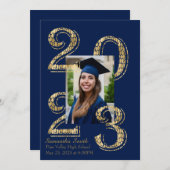 Foto Afstuderen Blue and Gold 2023 Kaart (Voorkant / Achterkant)