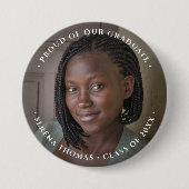 Foto Afstuderen Buttonnen Ronde Button 7,6 Cm (Voorkant)