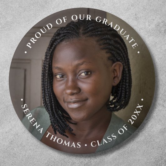 Foto Afstuderen Buttonnen Ronde Button 7,6 Cm