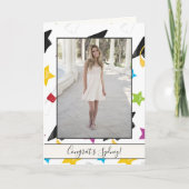 Foto afstuderen Celebration Kaart (Voorkant)