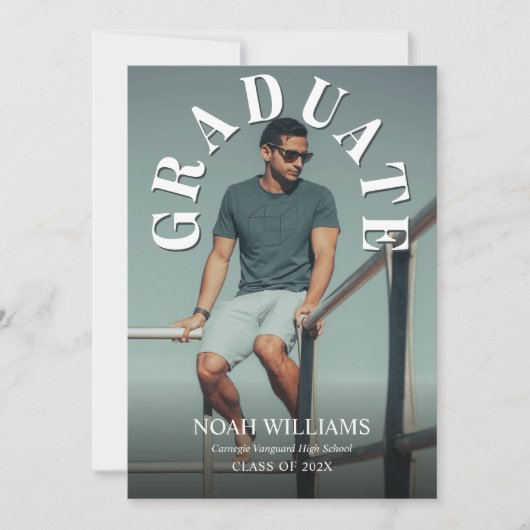 Foto Afstuderen Ceremonie en feest, Afstuderen Kaart (Voorkant)