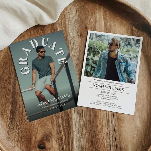 Foto Afstuderen Ceremonie en feest, Afstuderen Kaart