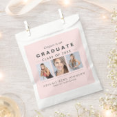 Foto Afstuderen Collage Afstuderen Lichtroze Bedankzakje (Geknipt)