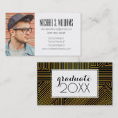 Foto Afstuderen | Computercircuit Contactkaartje (Voorkant / Achterkant)